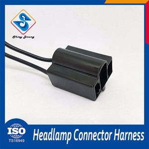 Profesional de Coches faro arnés de cableado de automoción mazo de cables de 2 pines conector hembra masculina - Product Image 2