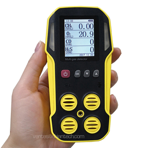 Kömür madeni çoklu gaz detektörü, özelleştirilebilir yüksek performanslı taşınabilir çoklu gaz monitörü için o2 ch4 co h2s