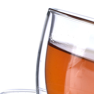 Tasse à thé et café en verre avec soucoupe, <span class=keywords><strong>Double</strong></span> <span class=keywords><strong>paroi</strong></span>, pour expresso, thé, Cappuccino, ensemble de tasses - Product Image 2