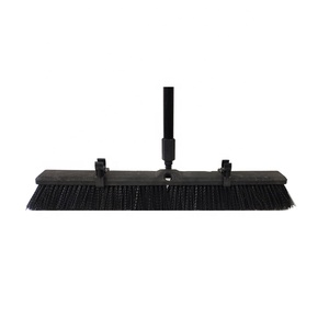 Scopa Industriale Grande da 24 Pollici in Plastica Rigida con Manico Lungo in Ferro, Spazzola per Pavimenti - Product Image 3