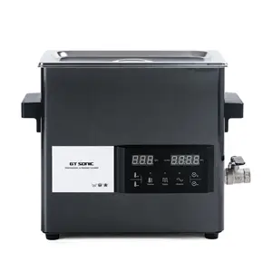 GT-S6 Newest Touch Control 6L digital Ultrasonic Cleaner Heated water for Jewelry Cleaning