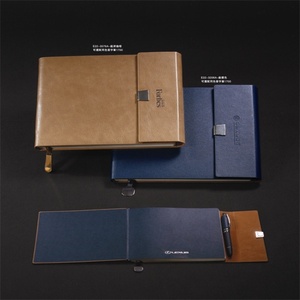 2017 journal cahier dur de couverture pu portable en <span class=keywords><strong>cuir</strong></span> revues en gros non spirale portable <span class=keywords><strong>relié</strong></span> planificateur quotidien - Product Image 2