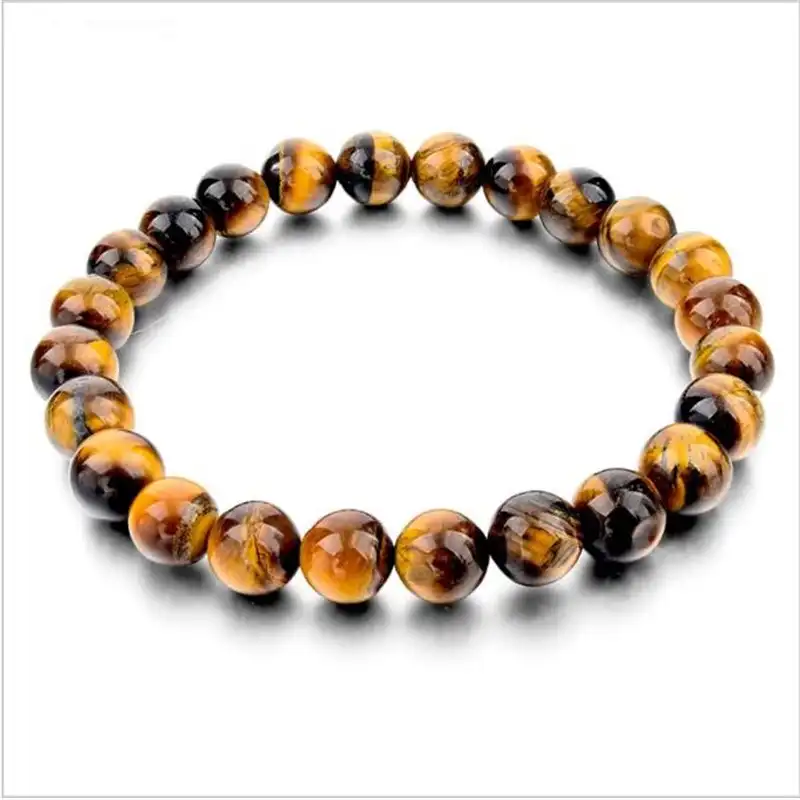 Wholesale fashion natural stone tiger eye bracelets bangles bracelet