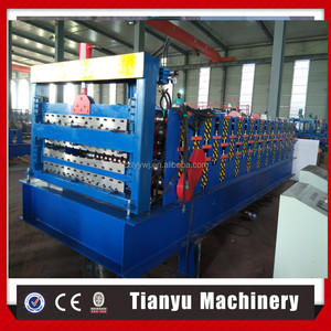 <span class=keywords><strong>TY</strong></span> techos de metal de tres capas Portátil hoja de acero <span class=keywords><strong>en</strong></span> frío rollo formando maquinaria - Product Image 6