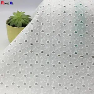 RXF0566 crepe fabric Cotton embroidery Fabric