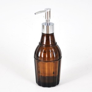 Dispensador de jabón de baño de tocador de bronce con diseño de corte de diamante - Product Image 5