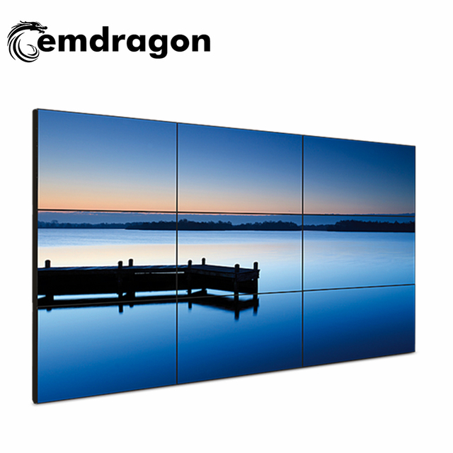 55 Inch 3.5 mm 3X3 Lcd Screen Display Hd Video Wall Controller Cctv Wall for Indoor Use