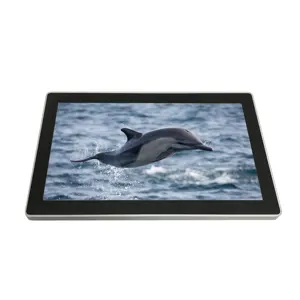 Flat USB Touch Screen 15.6 inch 1000nit Waterproof IP65 Multipoint Touch computer Display