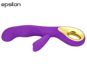 10 incredibili modalità di vibrazione vibratore <span class=keywords><strong>doppio</strong></span> Dildo ricaricabile USB in Silicone - Product Image 3