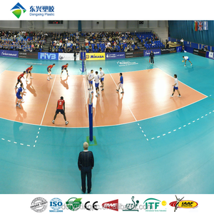 Dongxing PVC suelos cancha de voleibol de interior costo - Product Image 1