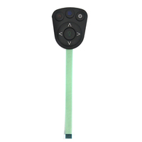 Boutons en caoutchouc Silone personnalisés Interrupteur à membrane tactile avec connecteur femelle