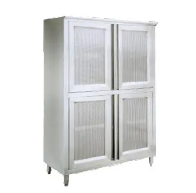 Organizador de armário de cozinha, armário de cozinha de aço inoxidável com quatro portas, base para armários, laca de 1.0-1.5mm