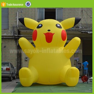 <span class=keywords><strong>Pikachu</strong></span> gonflable géant de dessin animé, ballon publicitaire gonflable de personnages de dessin animé - Product Image 3