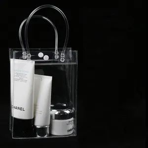 China supplier Wholesale Clear PVC Cosmetic Plastic Bag