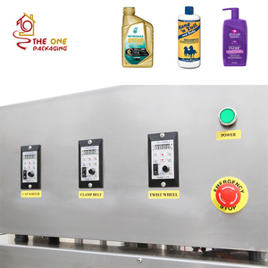 The One Packaging Machine de bouchage de fermeture à vis automatique de type linéaire à six roues pour bouchons en plastique et couvercles en métal - Product Image 4