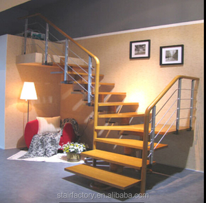 <span class=keywords><strong>Escalier</strong></span> intérieur australien, marches en bois massif, <span class=keywords><strong>escalier</strong></span> d'attique simple en acier et bois, L-55 - Product Image 5