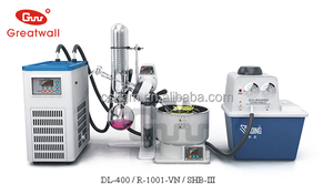 500 ml, 1l, 2L evaporador rotatorio con vertical / magra tipo de agua de refrigeración del condensador de la bobina - Product Image 3