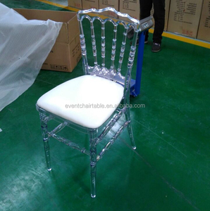 Polycarbonate PC gros cristal de mariée napoléon chaise - Product Image 3