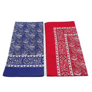 Lenço personalizado engraçado bolinha vermelha de algodão impresso bandana - Product Image 2