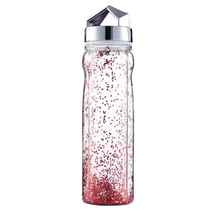 Блестящую поверхность Портативный Щелочной фильтр вставка бумаги Рекламы BPA бесплатно бутылка для воды с каплей
