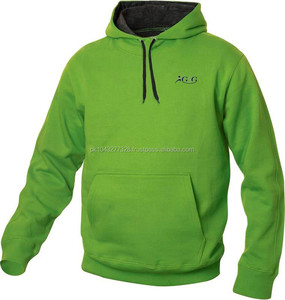 Sweat-shirts à capuche pour hommes sur mesure, hiver, uni, teint, sweat-shirt pour adultes, tissu en polaire polyester/coton, design de capuche, anti-froissement - Product Image 1
