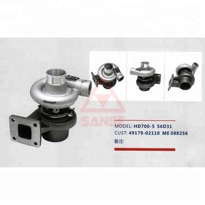 Kit Turbo Motore 6D31 49179-02110 ME088256 Turbocompressore per Parti di Escavatore HD700-5 - Product Image 1