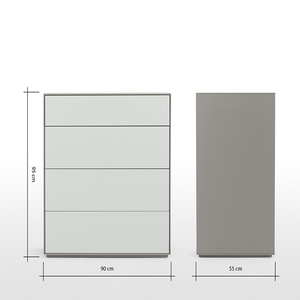 <span class=keywords><strong>Cajonera</strong></span> MDF barato alto brillo blanco <span class=keywords><strong>4</strong></span> <span class=keywords><strong>cajones</strong></span> muebles de madera muebles de sala de estar moderno gabinete de madera de China 3 años - Product Image 4