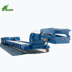 60 TONNES col de cygne hydraulique 3 essieux détachable Lowboy RGN chargement frontal remorque surbaissée <span class=keywords><strong>à</strong></span> <span class=keywords><strong>vendre</strong></span> - Product Image 3