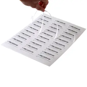 Etichetta di spedizione adesiva con codice a barre per indirizzo a4 per etichette stampante laser e a getto d'inchiostro