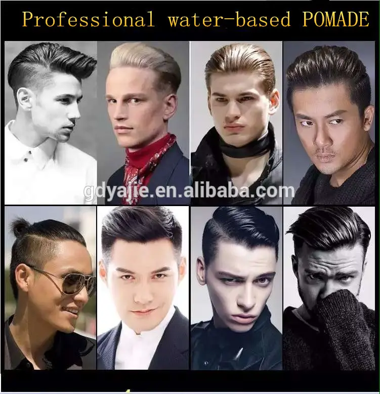 Gel pour hommes, pommade de coiffure à base d'eau, 100g, meilleur prix d'usine, vente en gros