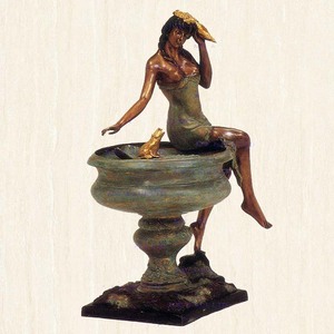 Casa moderna de bronce fuente de la señora - Product Image 1
