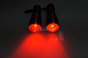 تخصيص ليلة الصيد الضوء الأحمر جهاز كشف الوريد الشعلة التكبير مشاعل - Product Image 5