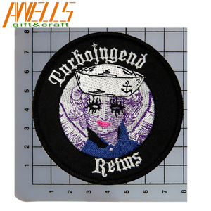 안전 응급 의사 간호사 구급차 3D 다리미 온 의료용 원형 암 자수 아플리케 패치 - Product Image 3