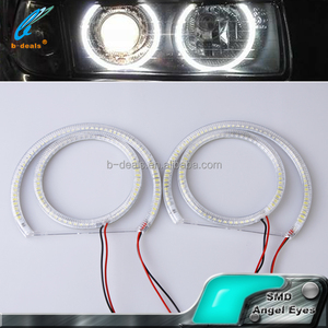 SMD Luminoso eccellente 3528 LED Bianco Halo Anello di Luce per Mitsubishi LANCER X <span class=keywords><strong>Angel</strong></span> <span class=keywords><strong>Eyes</strong></span> - Product Image 6