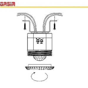 Đèn Trần Cơ Thể Con Người Phong Trào Senor Đèn Với Cảm Biến Chuyển Động - Product Image 5