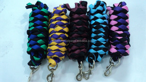 Laisse de cheval tricotée P.P. Corde de plomb de cheval en nylon à haute résistance à la rupture avec lien pression confortable pour le cheval - Product Image 3