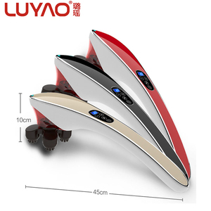 LUYAO inalámbrico recargable portátil práctica máquina de masaje eléctrico de cuerpo completo infrarrojo de mano percusión martillo masajeador - Product Image 2