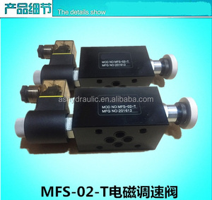 Yuken MFST of MFST-02-2,MFST-02-4,MFST-02-6,MFST-03-2,MFST-03-4,MFST-03-8,MFST-03-12 modüler solenoid akış kontrol vanası