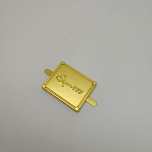 Chất Lượng Cao Kim Loại Quần Áo Biểu Tượng Nhãn Tùy Chỉnh Kim Loại Logo Thiết Kế Cho Quần Áo - Product Image 5