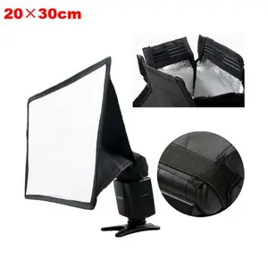 20 x 30 cm opvouwbaar voor speedlite softbox flitslichtverspreider yongnuo: yn-460ii/yn-465/yn-467/yn-560/yn-560ii/yn-468/yn-565ex