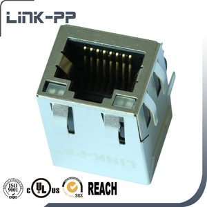 8 Puerto <span class=keywords><strong>RJ45</strong></span> magjack Magnetics <span class=keywords><strong>RJ45</strong></span> tapones 5-6605766-9---LINK-PP es el proveedor preferido de TI Intel - Product Image 2