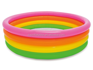 Bể Bơi Trẻ Em Bơm Hơi Thiết Kế Cầu Vồng Nhiều Màu Hồng, Xanh Dương, Xanh Lá - Product Image 2