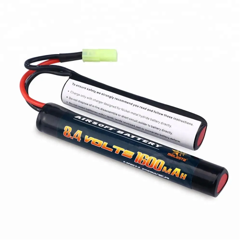 High Power Airsoft Gun Ni-MH Battery pack 8.4V 1600mAh with 2/3A cells