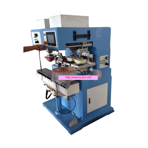 Kích thước lớn bốn màu bán tự động máy in Pad dễ dàng xử lý PLC điều khiển đưa đón máy in ống nhiều màu mới - Product Image 5