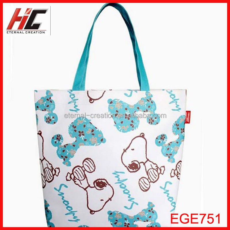 snoopy reusable bolsa