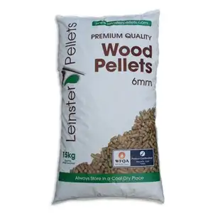 Sacchetto di imballaggio in tessuto pp pellet di legno 10 kg 15kg sacchetto di plastica laminata