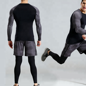 All'ingrosso <span class=keywords><strong>abbigliamento</strong></span> <span class=keywords><strong>Fitness</strong></span> allenamento <span class=keywords><strong>palestra</strong></span> <span class=keywords><strong>abbigliamento</strong></span> per uomo camicie manica lunga - Product Image 3