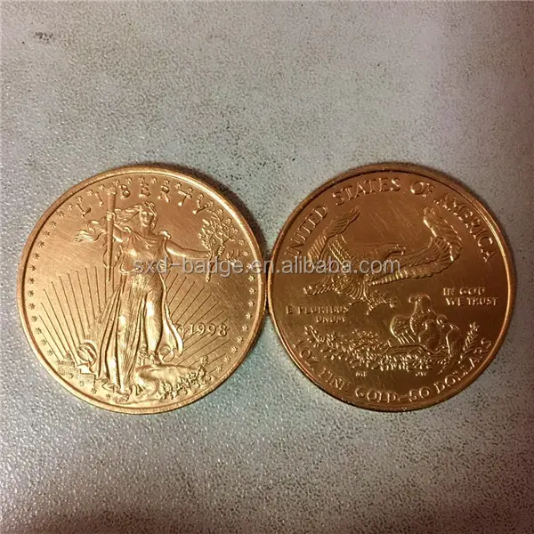 1オンス33.93グラム22K Gold Liberty Coin、Fake Gold Coins