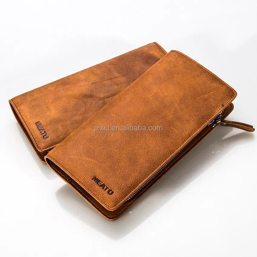 UK Popular New Trendy Genuine Leather Mens Custom Wallet