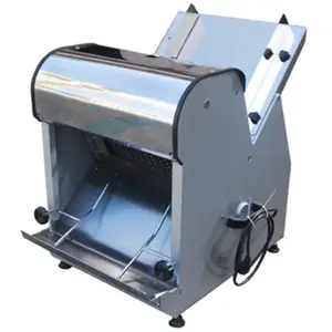 Máquina cortadora de pan automática de acero inoxidable, Manual para el hogar